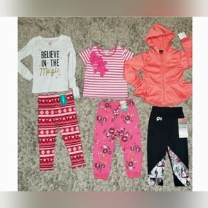 3T New Girls Clothing Lot X 6 Bundle Marvel Comics Pants Jacket Fleece Shirts